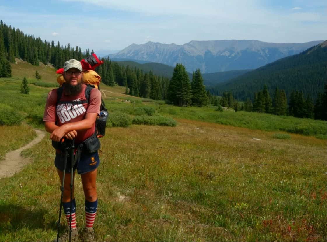 MAV on the Continental Divide Trail carrying a BV500.