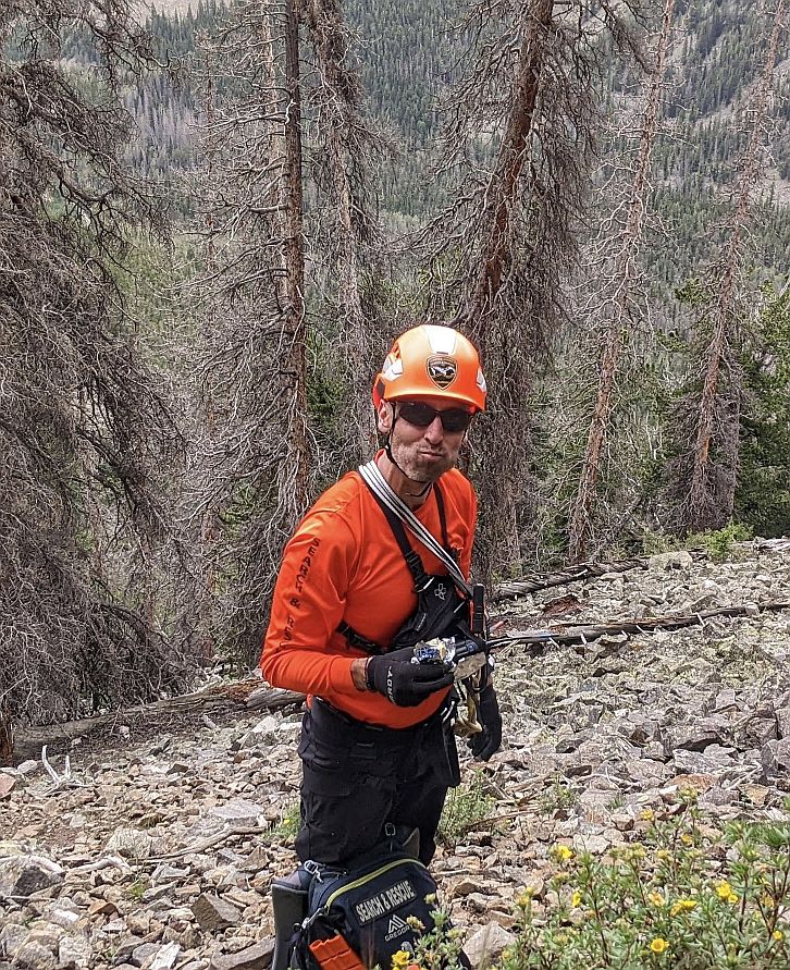 “I am always eating!” a 5 minute break after a successful search and rescue mission to refuel