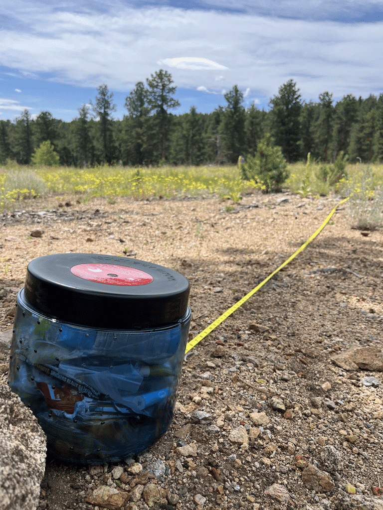 A BearVault BV450 getting tested.